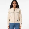 Chaqueta Vainilla para Mujer Hurlintong Premium