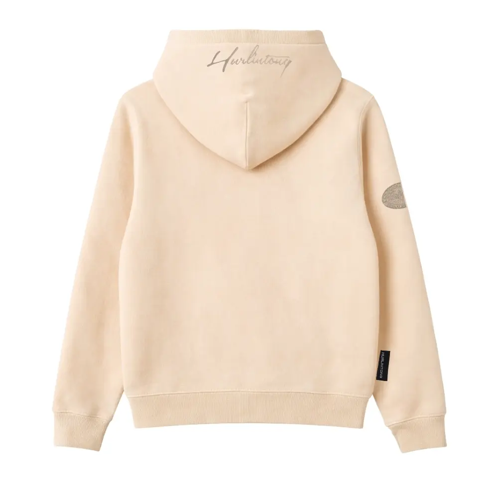 Chaqueta Hoodie Vainilla para Mujer Hurlintong Premium