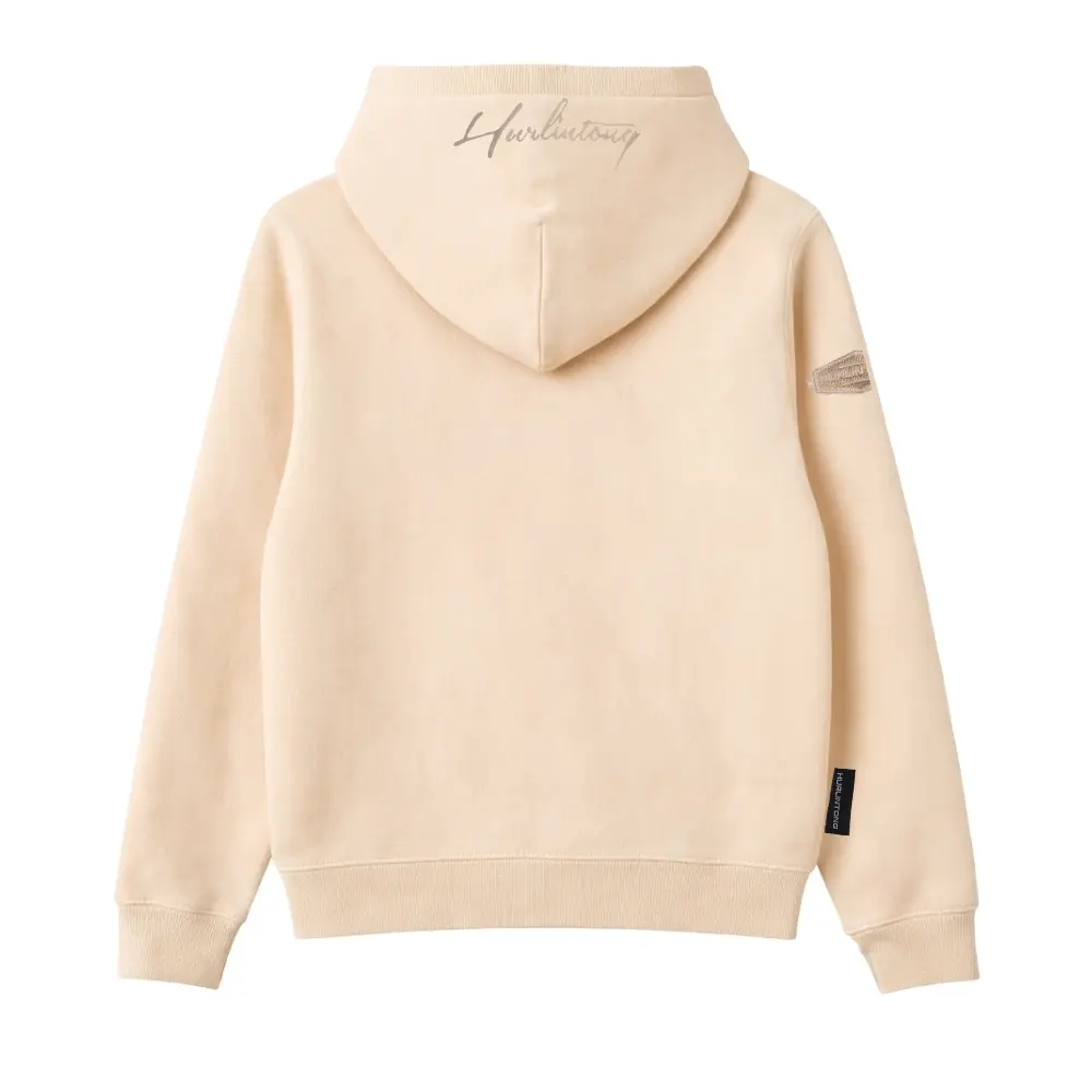 Chaqueta Hoodie vainilla para Hombre Hurlintong Premium