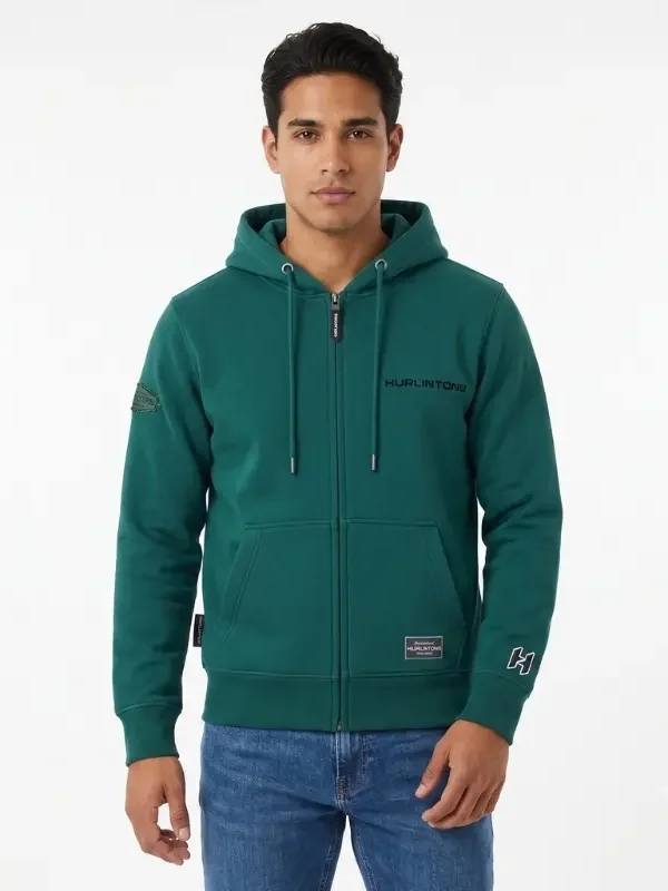 Chaqueta Verde Claro para Hombre Hurlintong Premium