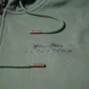 Chaqueta Hoodie verde oliva para Hombre Hurlintong Premium