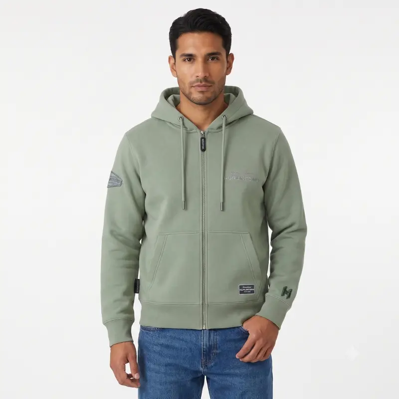 Chaqueta Verde Oliva para Hombre Hurlintong Premium
