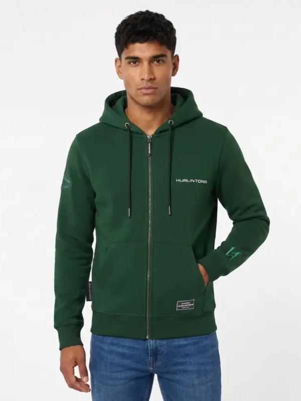 Chaqueta Verde para Hombre Hurlintong Premium