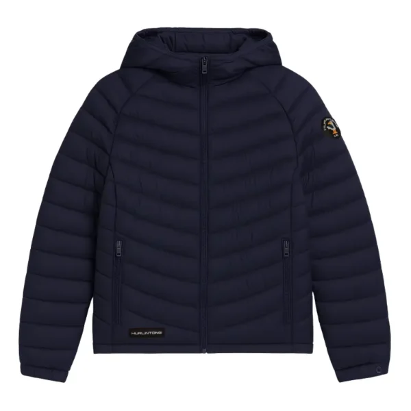 Chaqueta acolchada azul hombre