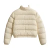 Chaqueta acolchada crudo mujer