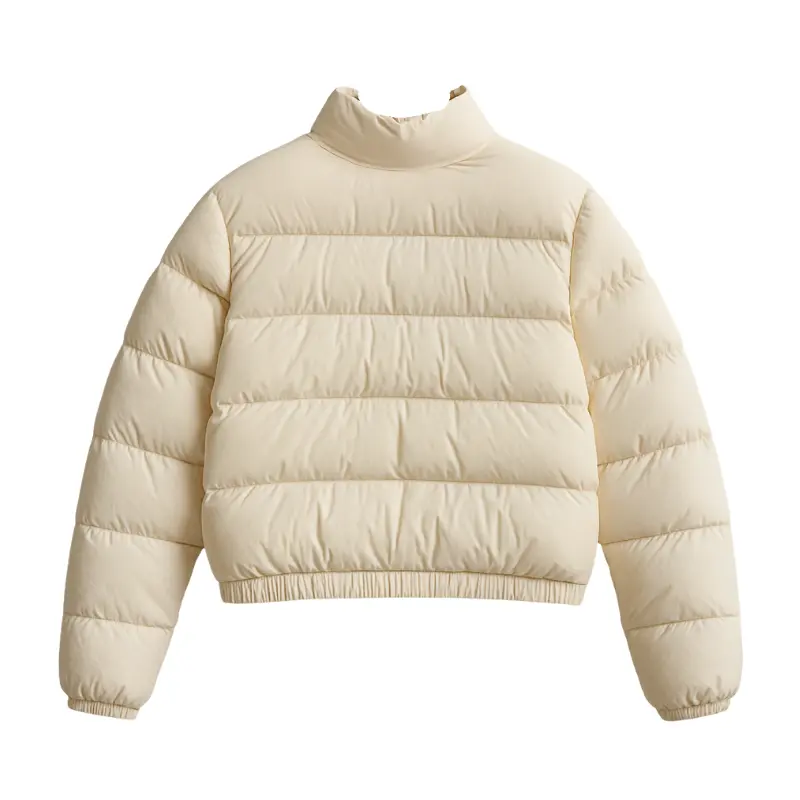 Chaqueta acolchada crudo mujer