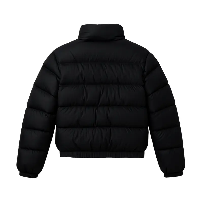 Chaqueta acolchada negro mujer