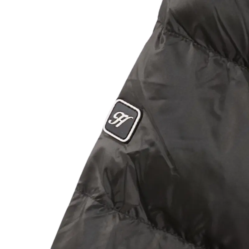 Chaqueta acolchada negro mujer