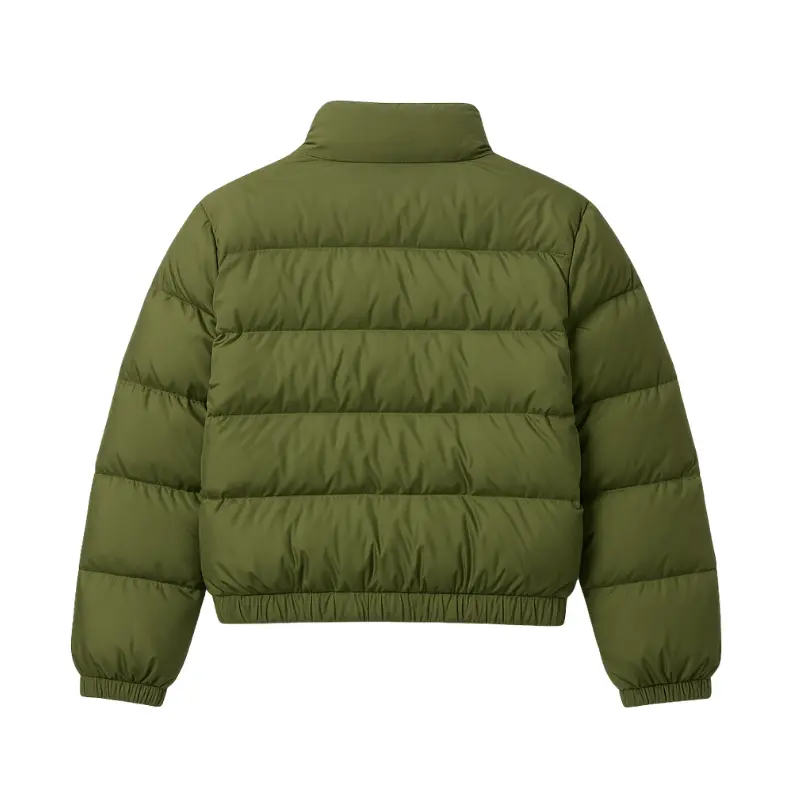 Chaqueta acolchada verde mujer