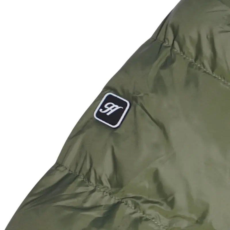 Chaqueta acolchada verde mujer