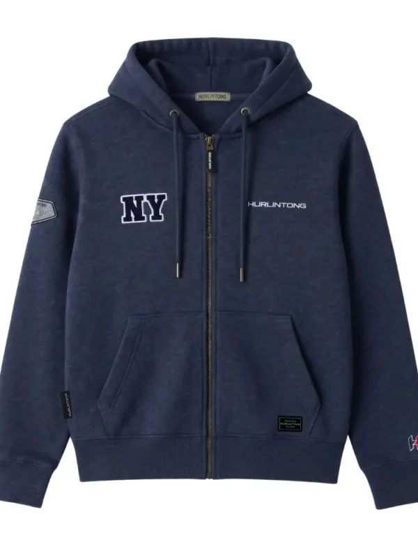 Chaqueta Hoodie Hurlintong Azul