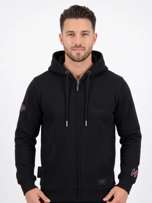 Chaqueta Hoodie Hurlintong Negro