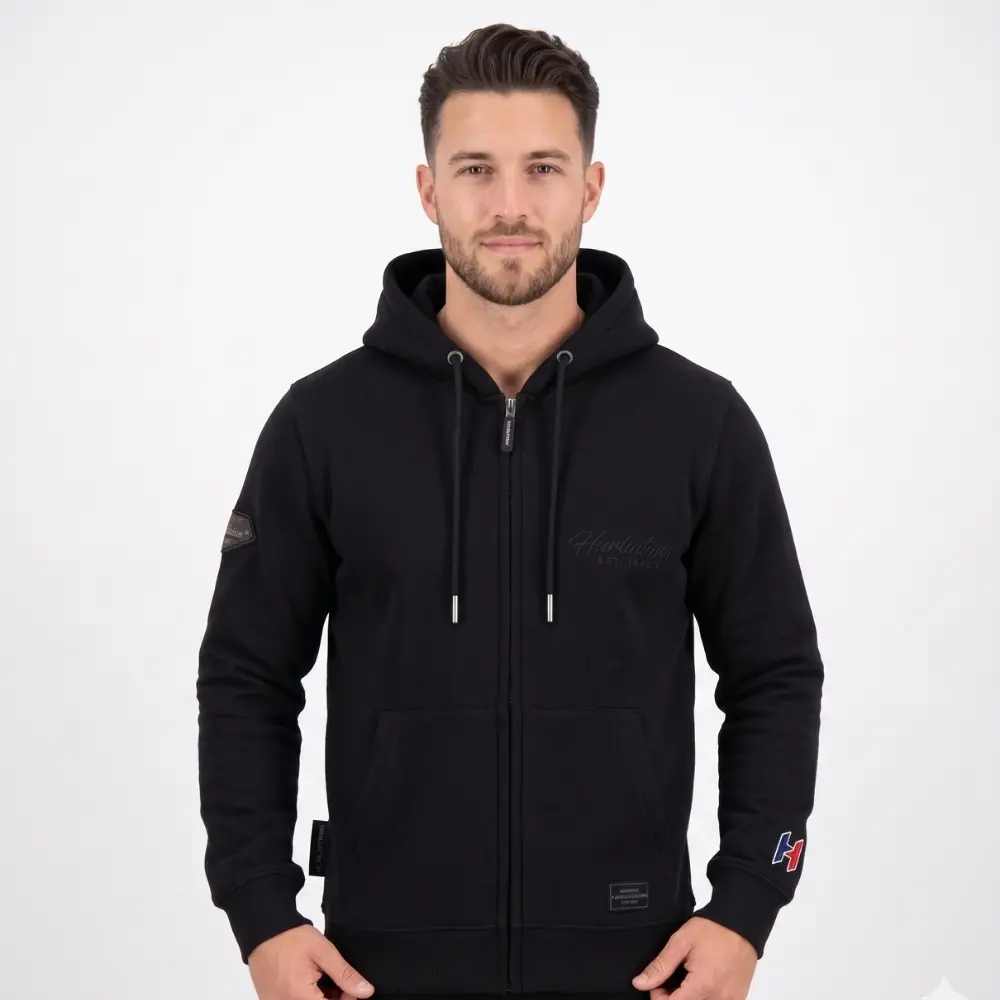 Chaqueta Hoodie Hurlintong Negro
