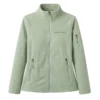 Chaqueta polar fleece verde pistacho mujer
