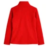 Chaqueta polar fleece rojo mujer