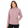 Chaqueta polar fleece palo de rosa mujer