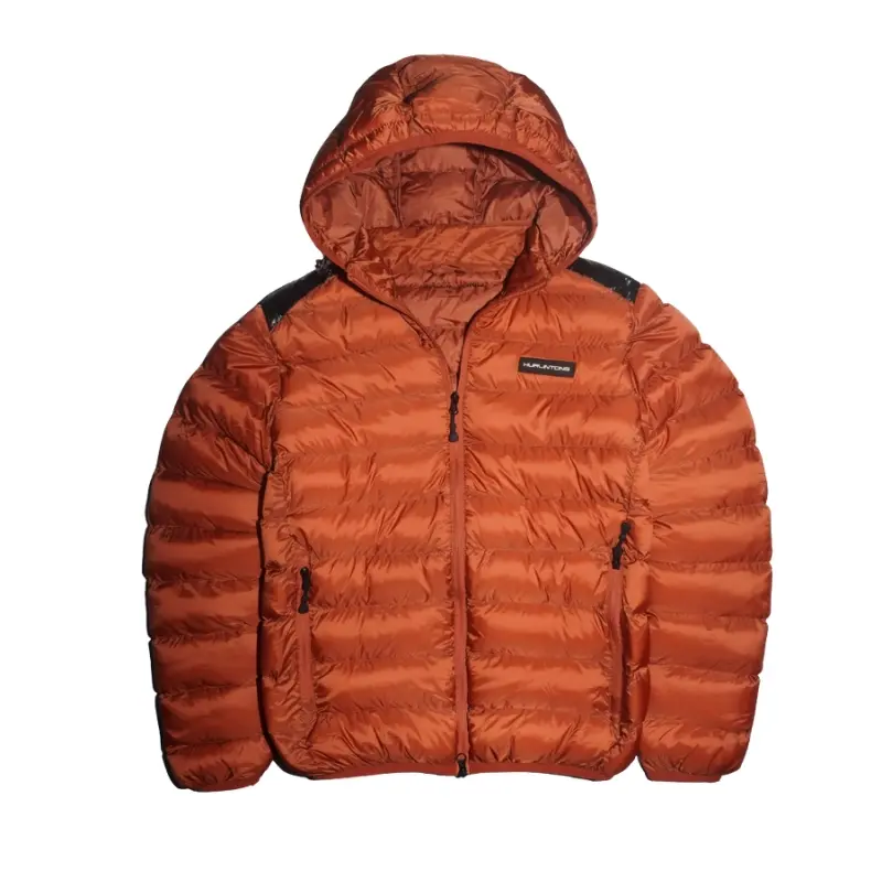 Chaqueta termica hombre naranja