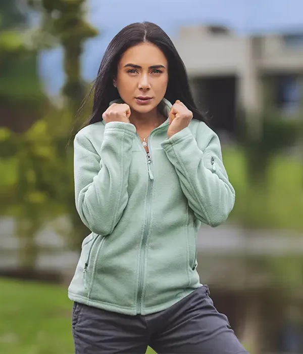 Chaqueta mujer arena