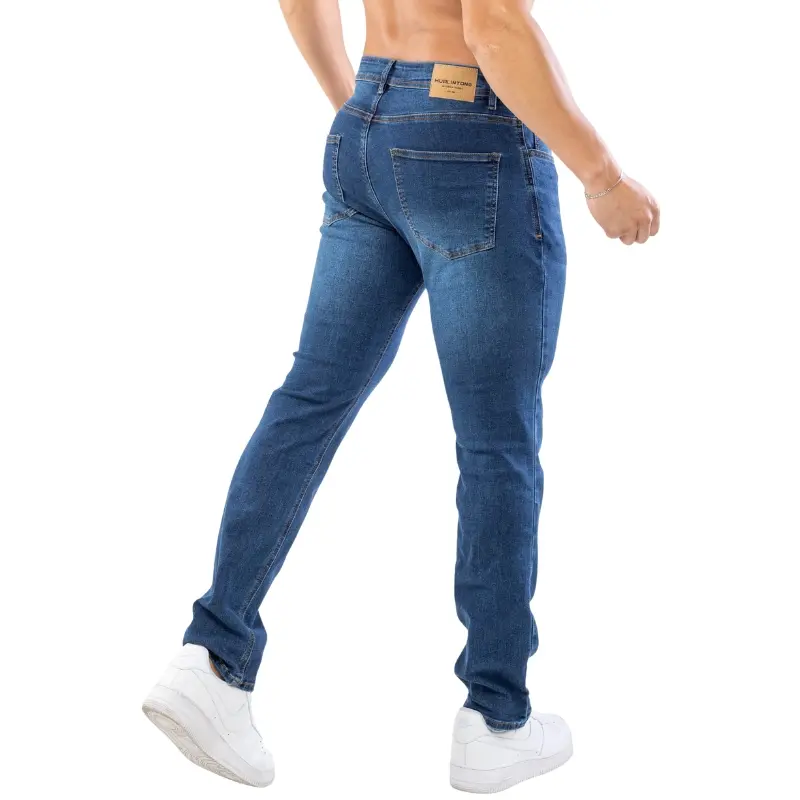 Jean hombre azul marino
