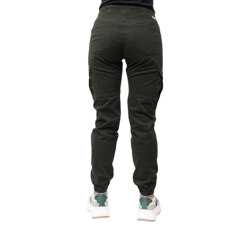 Jogger mujer cargo verde