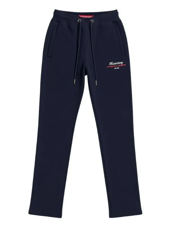 Jogger mujer bota recta azul
