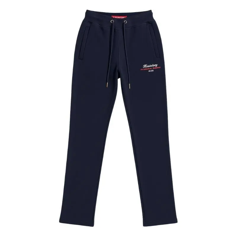 Jogger mujer bota recta azul