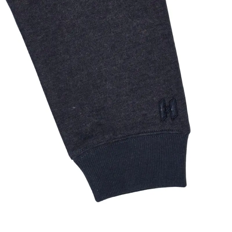 Buzo media cremallera azul hombre