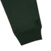 Buzo media cremallera verde hombre