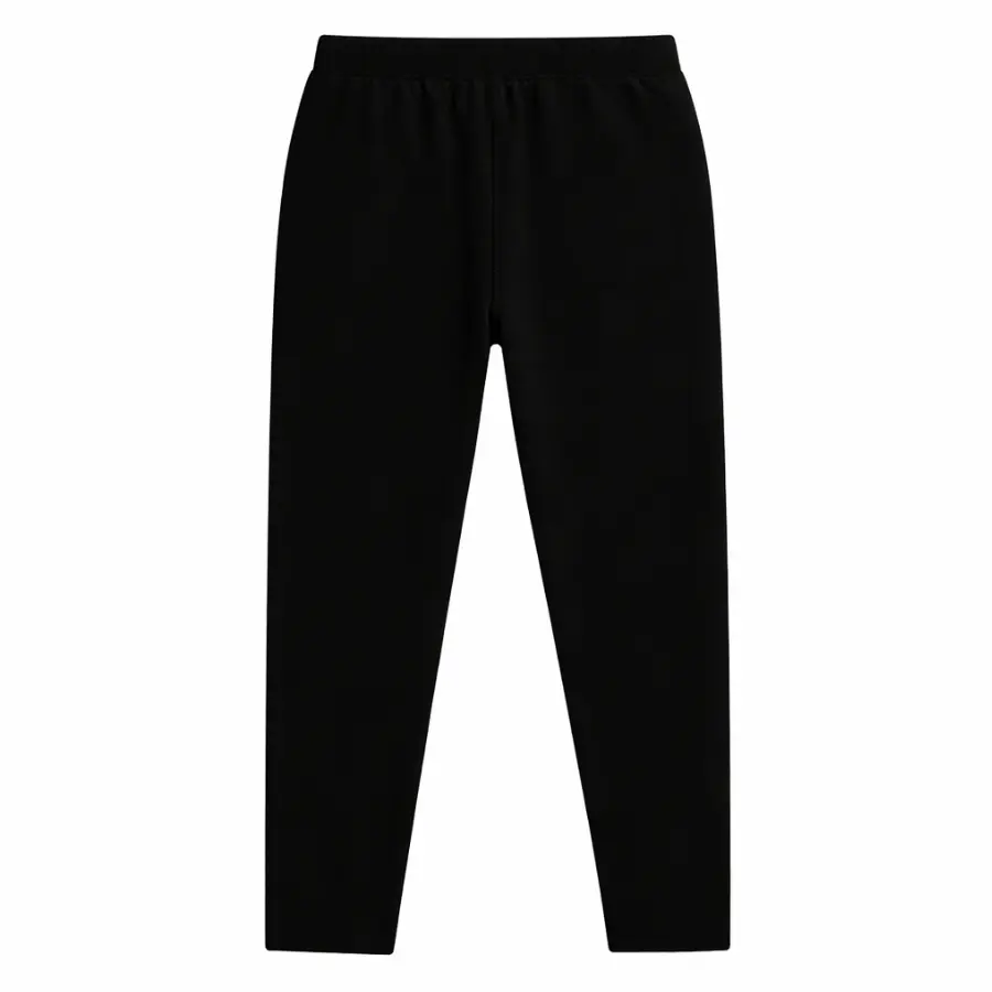 Jogger mujer bota recta negro