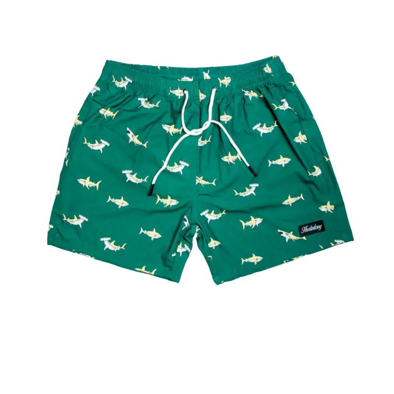 Bermuda Hombre Green Sharks Hurlintong