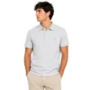 Polo Gris de Algodón Pima para Hombre