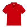 Polo Roja de Algodón Pima para Hombre