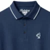 Camiseta Polo azul Hombre Seda Fría