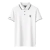 Camiseta Polo Blanca Hombre Seda Fría