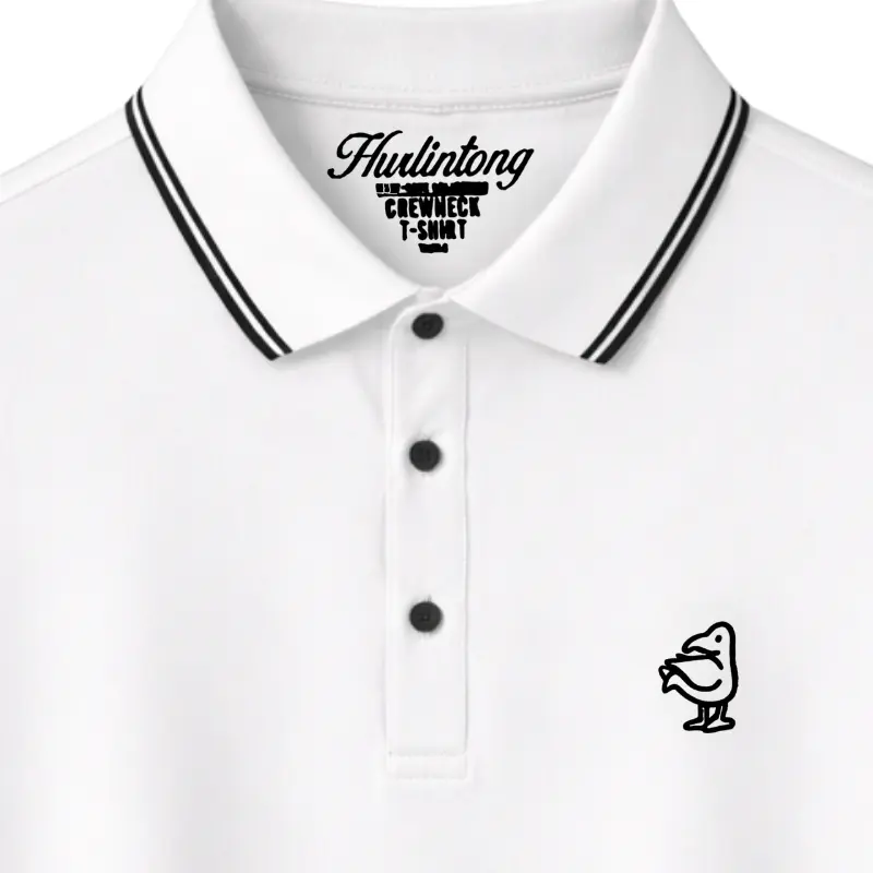 Camiseta Polo Blanca Hombre Seda Fría