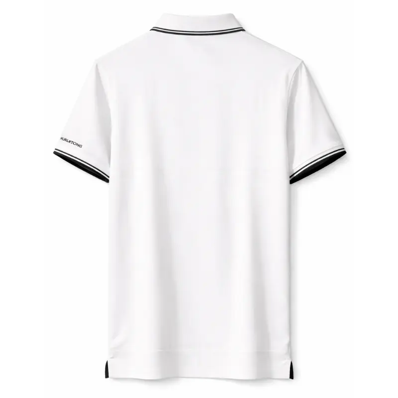 Camiseta Polo Blanca Hombre Seda Fría