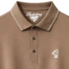 Camiseta Polo camel Hombre Seda Fría