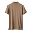 Camiseta Polo camel Hombre Seda Fría