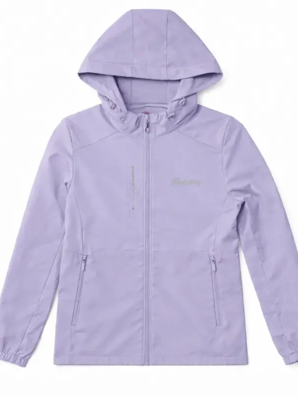 Chaqueta Running Dry Fit morado para mujer