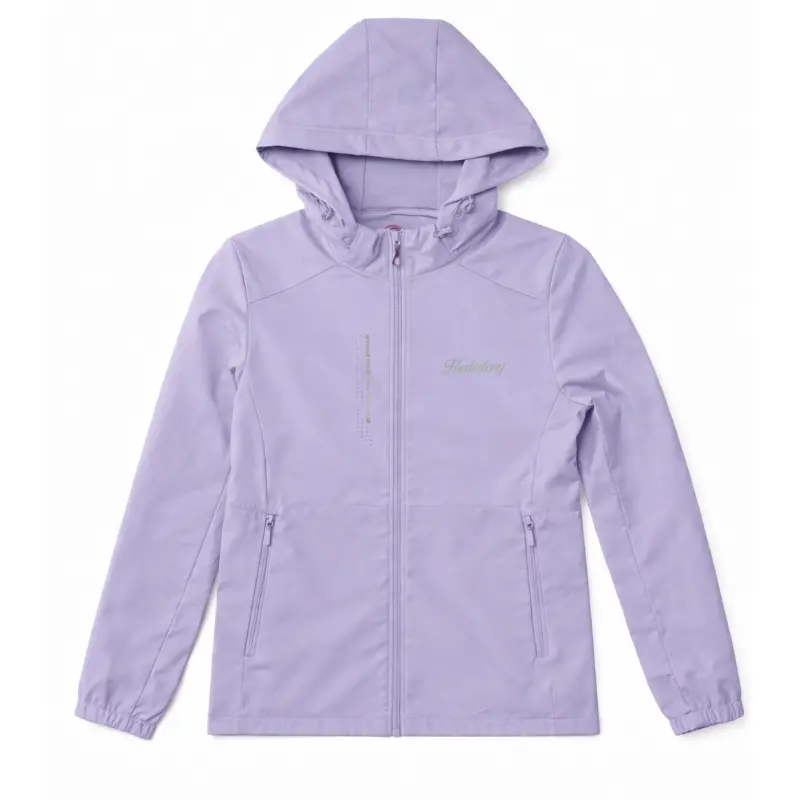 Chaqueta Running Dry Fit morado para mujer