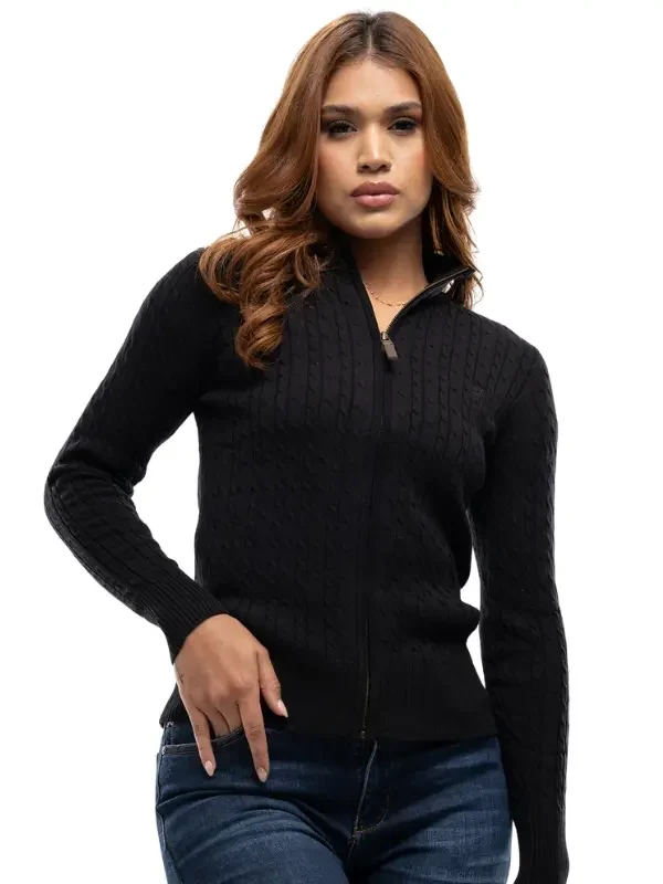 Sweater Trenzado Negro