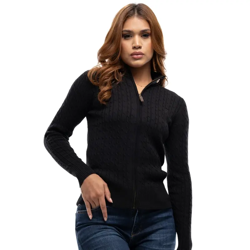 Sweater Trenzado Negro