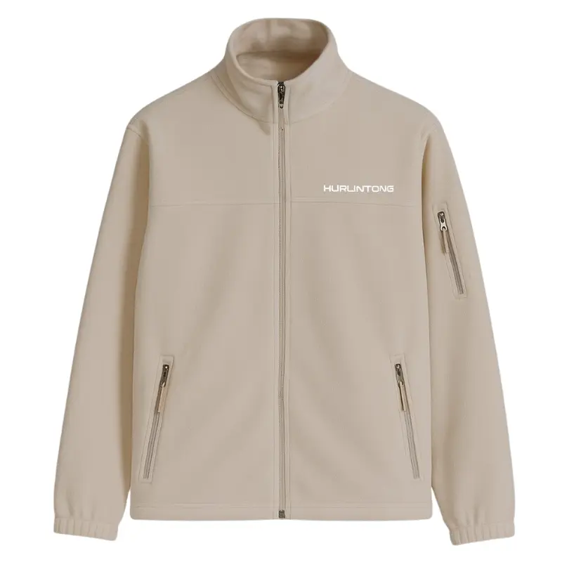 Chaqueta polar camel