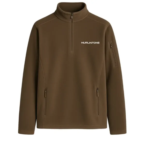 Chaqueta polar café