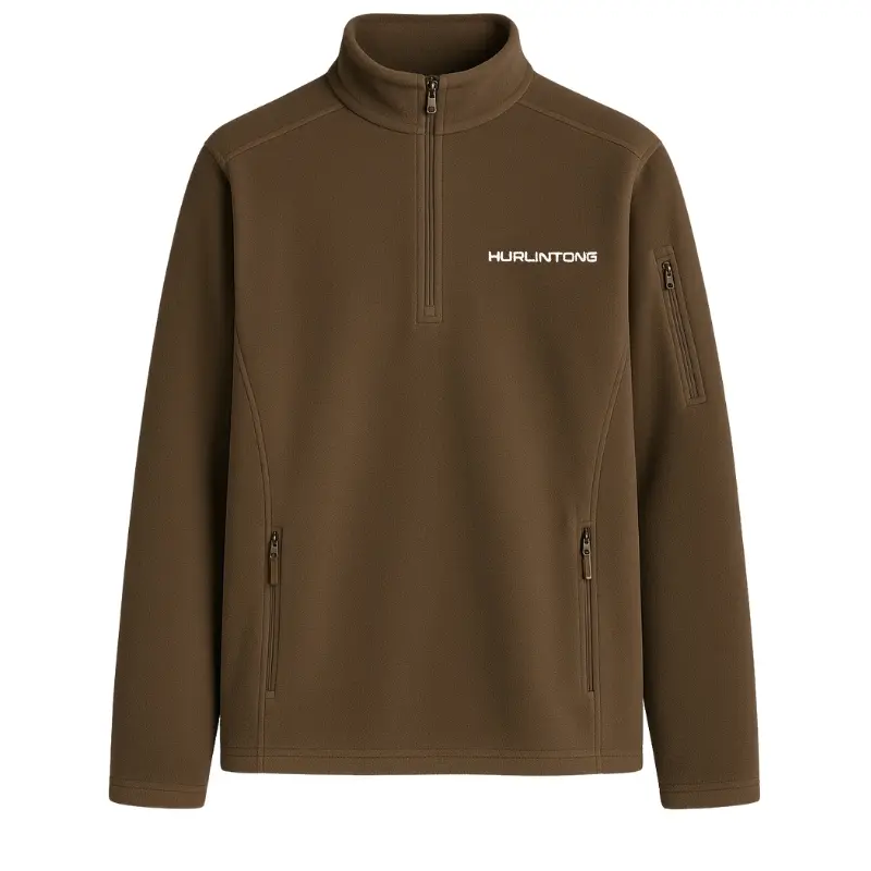 Chaqueta polar café