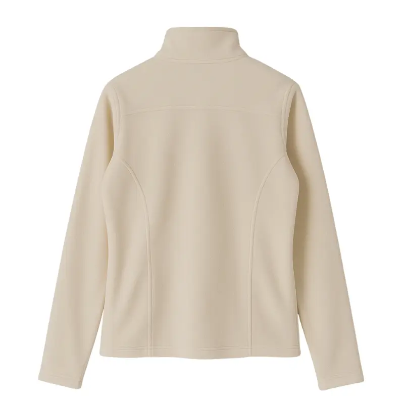 Chaqueta polar fleece camel mujer
