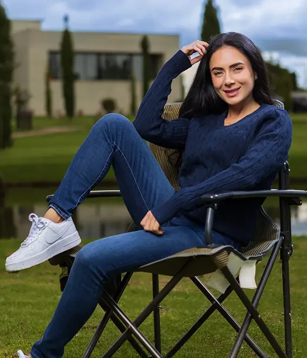 Chaqueta mujer arena