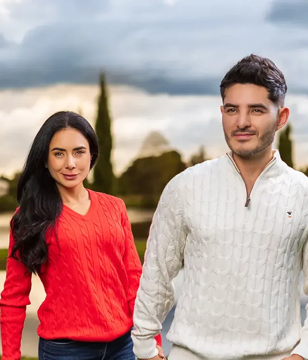 Buzo media cremallera arena hombre